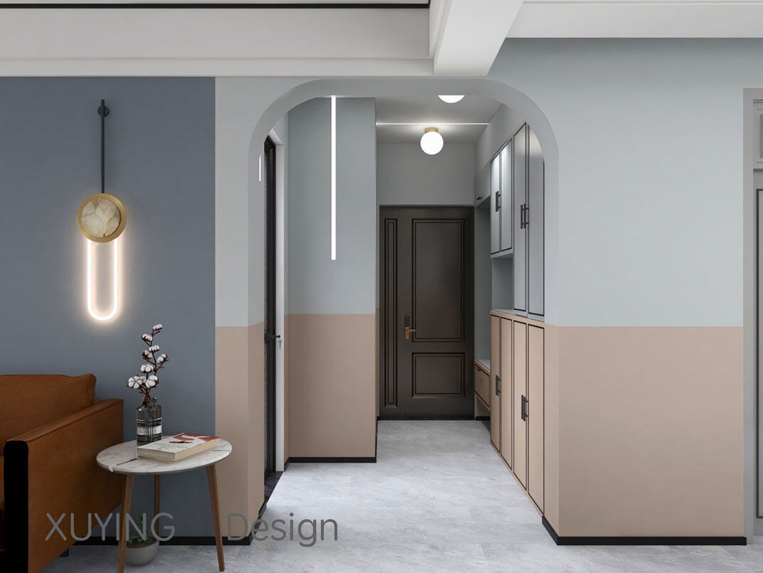 海棠映月150㎡四室兩廳走廊現代輕奢風格裝修案例效果圖-詳細.jpg